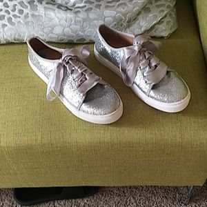 Glitter Silver Sneakers